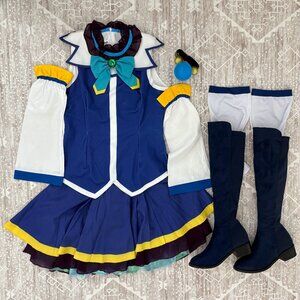 Complete Konosuba Aqua Cosplay - Official Crunchyroll Licensed Product